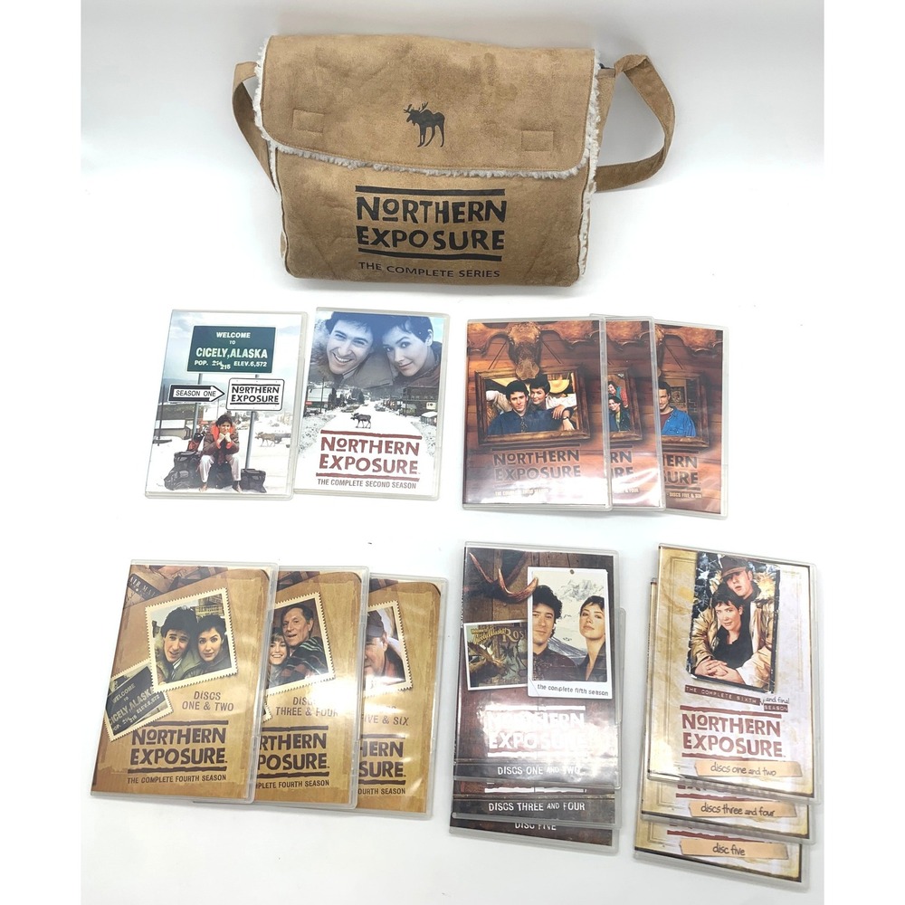 Northern Exposure: The Complete Series (26 DVD set) with Faux Leather Sherpa Bag